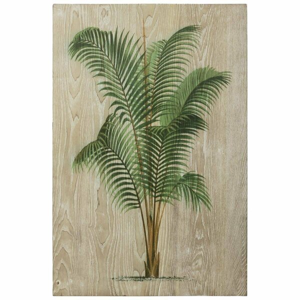 Empire Art Direct Coastal Palm II Fine Giclee Printed Directly on Hand Finished Ash Wood Wall Art FAL-43927-3624